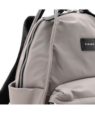 MioFIRANO はっ水軽量ナイロンオーバルハンドルリュック　FIRANO フィラノ GRAY