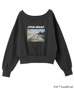 Green Parks ＳＴＡＲ　ＷＡＲＳ／オフショルスウェット Charcoal Gray