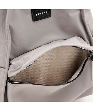 MioFIRANO はっ水軽量ナイロンオーバルハンドルリュック　FIRANO フィラノ GRAY