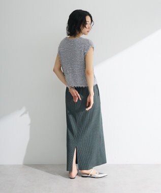 Green Parks ・ｓｗｉｎｇ　ｂｙ　チュールヤーンプルオーバー Gray