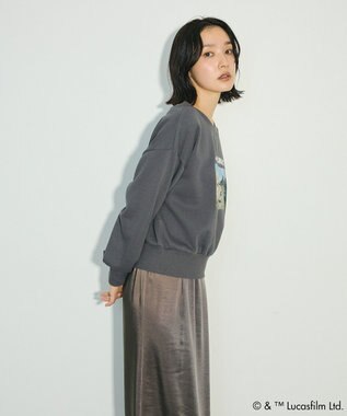 Green Parks ＳＴＡＲ　ＷＡＲＳ／オフショルスウェット Charcoal Gray