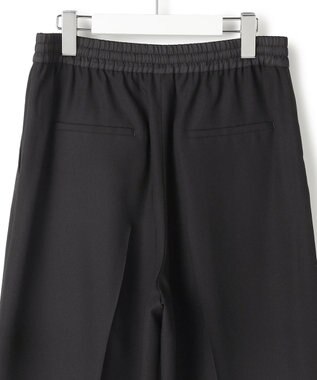 ICB L 【先行予約・WEB限定カラーあり】FluidBackSatin ワイドパンツ ブラック