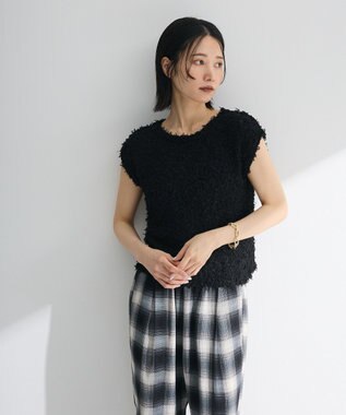 Green Parks ・ｓｗｉｎｇ　ｂｙ　チュールヤーンプルオーバー Black