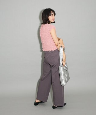 Green Parks ・ｓｗｉｎｇ　ｂｙ　チュールヤーンプルオーバー Pink