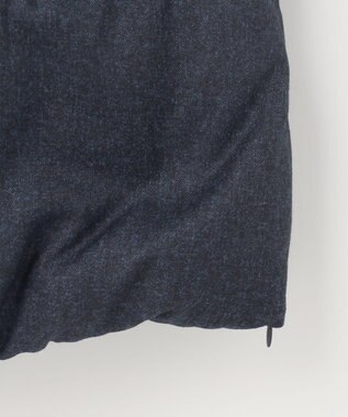 組曲 【洗える】ライトタフタロングダウン ネイビー系5