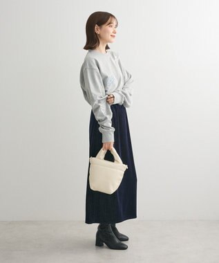 Green Parks ・ＥＬＥＮＣＡＲＥ　ＤＵＥ　ロゴ刺繍ショートスウェッ Gray Mixture