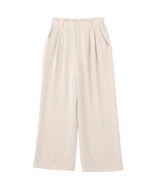 AMERICAN HOLIC 【イージーケア】ドレープパンツ Light Beige