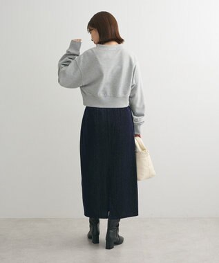 Green Parks ・ＥＬＥＮＣＡＲＥ　ＤＵＥ　ロゴ刺繍ショートスウェッ Gray Mixture