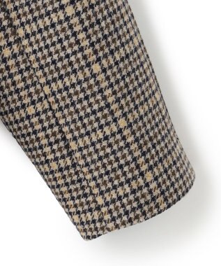 23区 【Oggi11月号掲載】ボンディング チェックツイード ジャコット ブラウンチェック