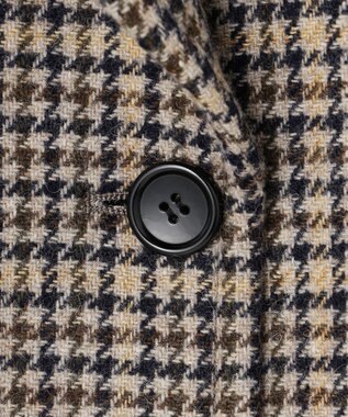 23区 【Oggi11月号掲載】ボンディング チェックツイード ジャコット ブラウンチェック