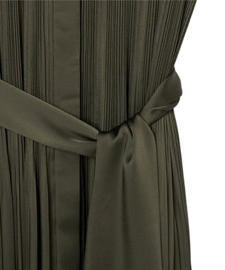 JOSEPH プリーツサテン　ドレス Palm Leaf