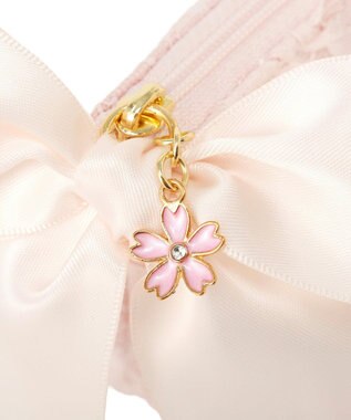 Maison de FLEUR 桜リボンポーチ Light Pink