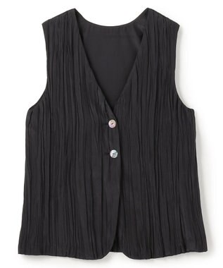 uncrave マシーンプリーツ ジレ