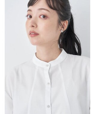 earth music&ecology サイドティアードチュニック Ivory