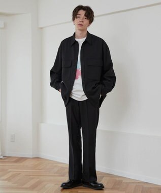 WEGO イージーケア　フレアスラックス ブラック