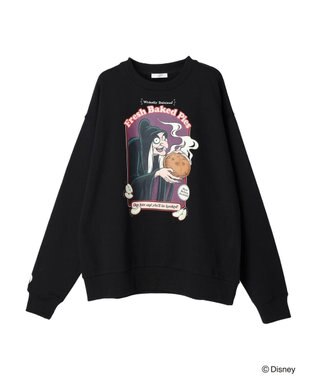 Green Parks Villains／袖口りんご裏毛プルオーバー Black