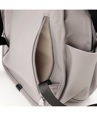 MioFIRANO はっ水軽量ナイロンオーバルハンドルリュック　FIRANO フィラノ GRAY