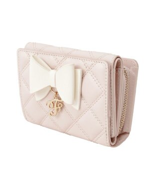 Maison de FLEUR Ｆチャームリボンウォレット Light Pink