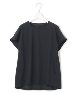 ICB 【接触冷感・UVカット・速乾・洗える】マットスキューバ 半袖プルオーバー ブラック系