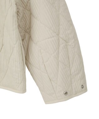 CRAFT STANDARD BOUTIQUE キルティングパイピングブルゾン Ivory