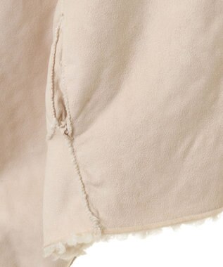 earth music&ecology リバーシブルフェイクムートンショートブルゾン アイボリー