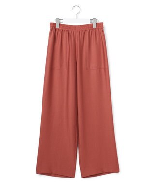 ICB L ワッシャーツイル ワイドストレートパンツ ブリック