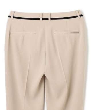 BEIGE， 【L-size】CINDY / クロップドパンツ Sand × Black