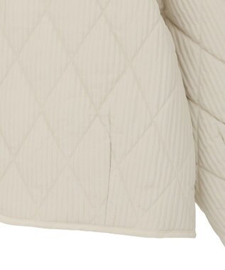 CRAFT STANDARD BOUTIQUE キルティングパイピングブルゾン Ivory