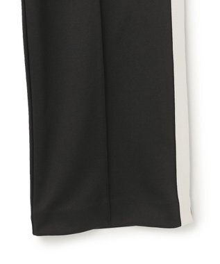 ICB 【洗える】 コンパクトトラックジャージー パンツ ブラック系