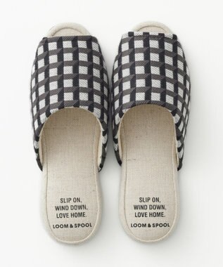LOOM&SPOOL GeoVis吊り込みスリッパ モノトーン