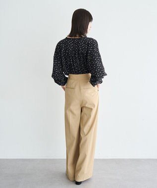 YECCA VECCA メタルホックワイドパンツ Light Beige