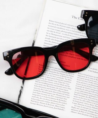 WEGO セルフレームカラーレンズ レッド