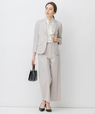 自由区 【Sサイズ有】360°FREEウォッシャブル テーラードジャケット ベージュ系