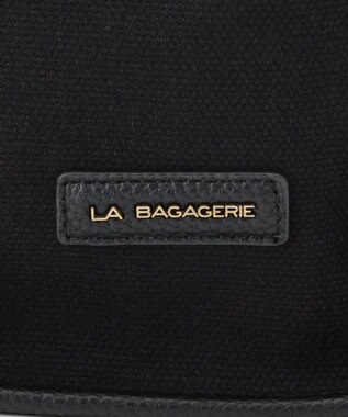 LA BAGAGERIE クラシックヨコナガトート ブラック×ブラック