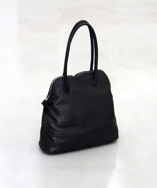 FOLNA RD ソフトレザーブガッティボストンバッグL-SIZE ブラック