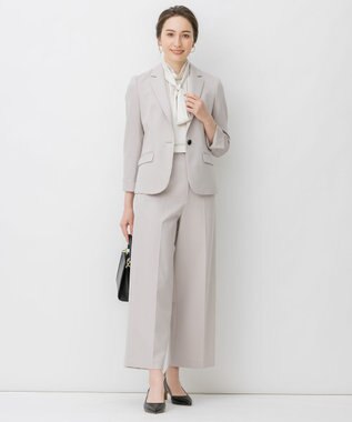 自由区 【Sサイズ有】360°FREEウォッシャブル テーラードジャケット ベージュ系