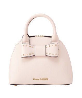 Maison de FLEUR リボンハーフムーン２Ｗａｙバッグ Light Pink