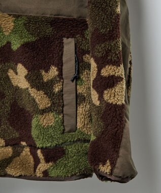 JOSEPH ABBOUD MOUNTAIN 【軽量】カモフラージュフリース ブルゾン カーキ系7