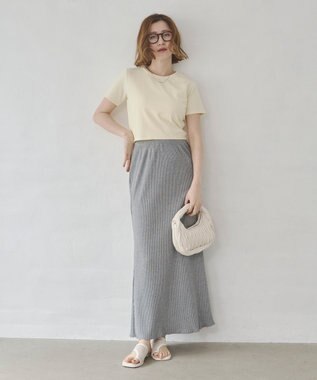 WEGO 【7色/SMLサイズ展開】コンパクトフィットT ライトイエロー