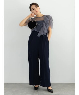 Te chichi 【セレモニーアイテム】2タックベアオールインワン（セットアップ可） ネイビー