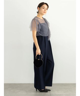 Te chichi 【セレモニーアイテム】2タックベアオールインワン（セットアップ可） ネイビー