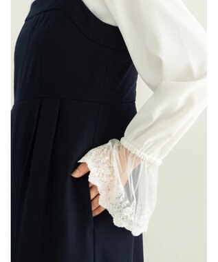 Te chichi 【セレモニーアイテム】2タックベアオールインワン（セットアップ可） ネイビー