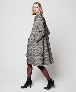 TOCCA CAMELOT TWEED コート ブラック系