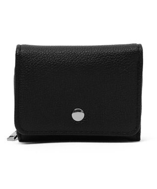 WEGO シンプルフラップミニウォレット ブラック