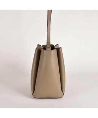 LA BAGAGERIE シンプルショルダーバッグ グレー