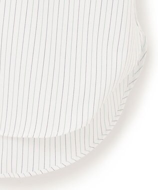 J.PRESS MEN 【EXTRA COMFORT / 形態安定・ストレッチ・抗菌防臭・速乾】ピンオックス オルタネートストライプ 半袖シャツ/B.D. グリーン系1