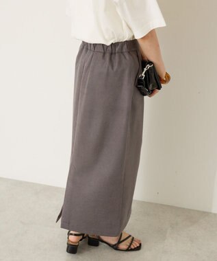 AMERICAN HOLIC フェイクレザーダンボールスカート Charcoal Gray