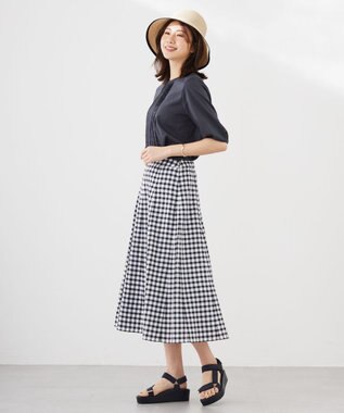 J.PRESS LADIES 【WEB限定・洗える・UV・畳める】BRAID ハット ベージュ系