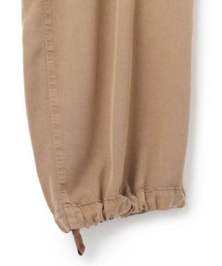 23区 L 【SLOW/一部店舗限定】ガーメントツイル ワイドタック パンツ ベージュ系