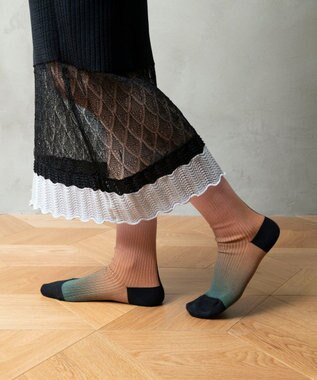 TRICOTE GRADATION LINK SOCKS／グラデーションリンクソックス 72PINK
